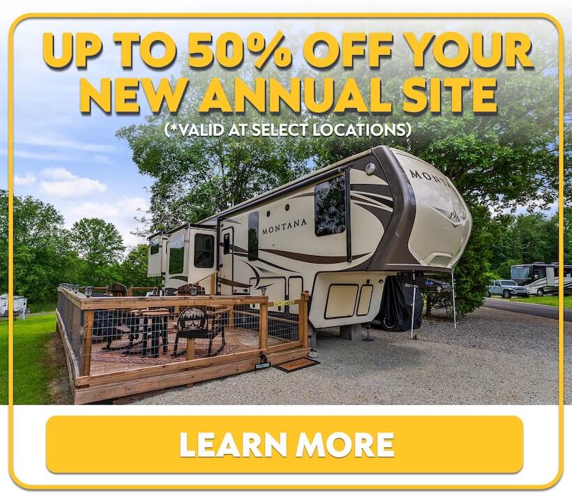 Thousand Trails - Up To 50% Off Annual Sites!